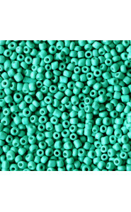 Seed beads 11/0 (2mm) Bright jade green